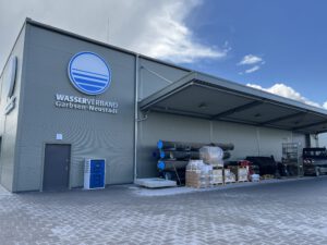 Das fertiggestellte Betriebsgebäude des Wasserverbands Garbsen.