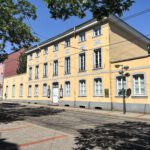 Frontansicht von der Oberstraße auf das Stadtarchiv Neuss