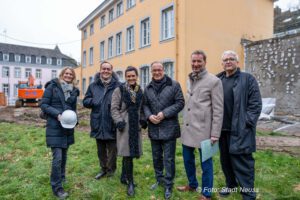 Die Projektbeteiligten des Stadtarchivs Neuss